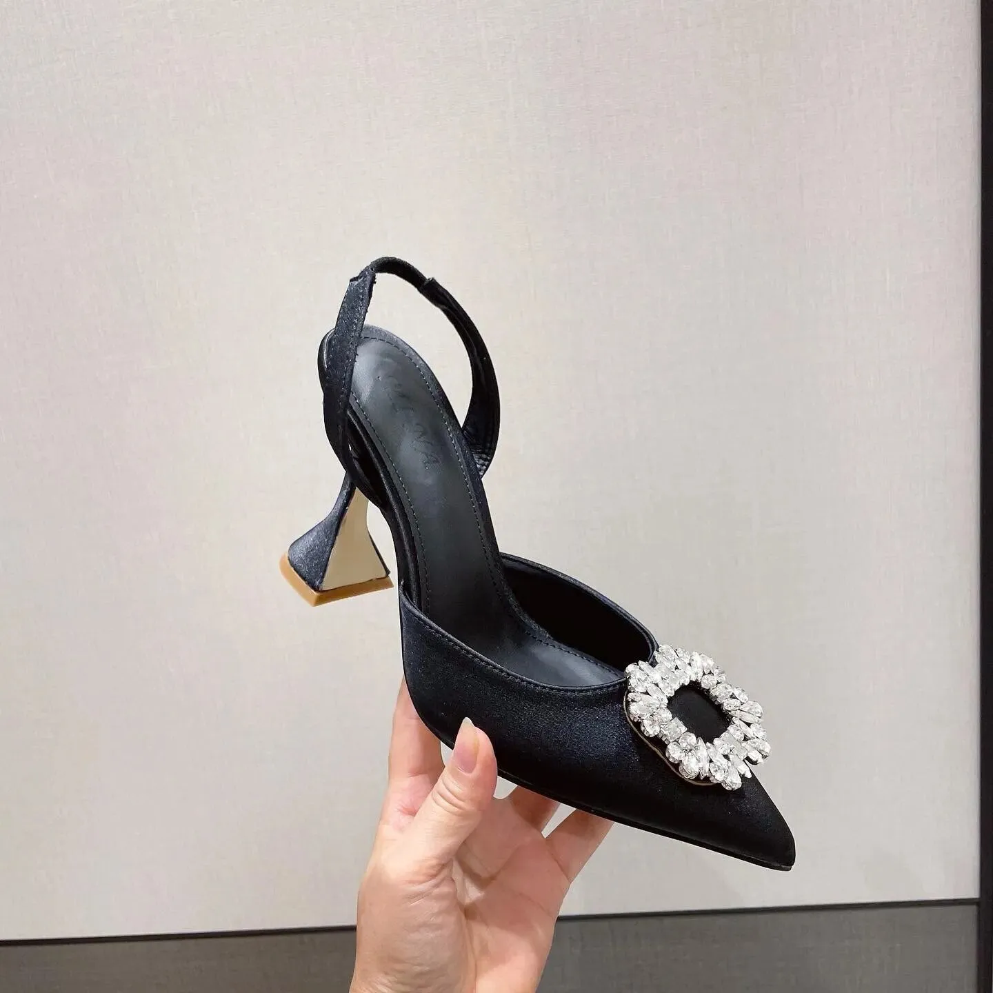 Princess Crystal Triangle Heels