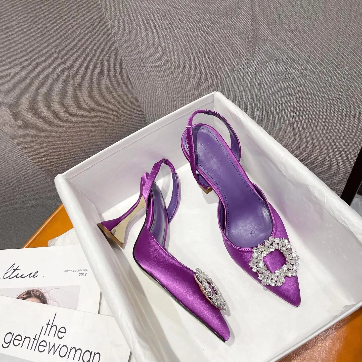 Princess Crystal Triangle Heels