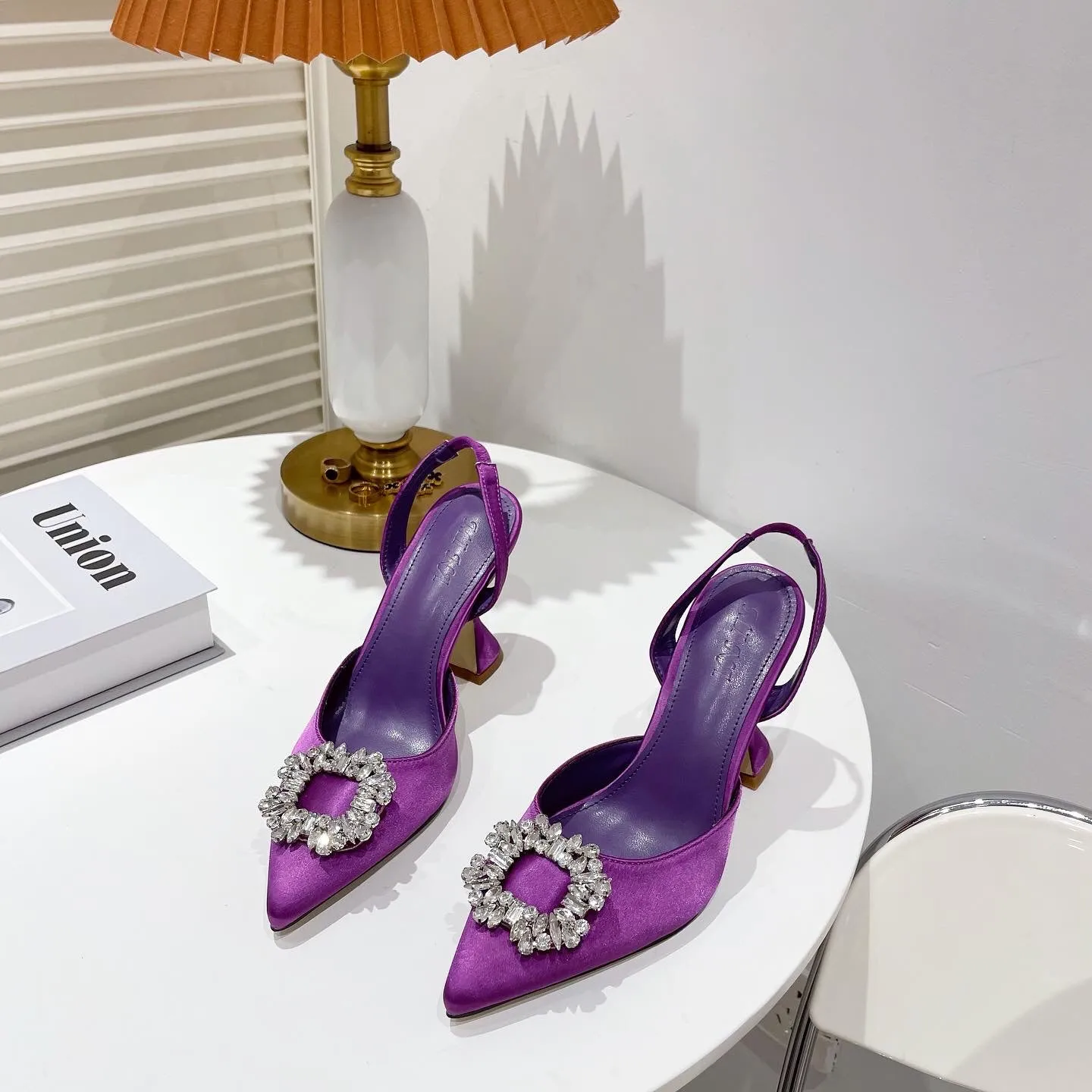 Princess Crystal Triangle Heels