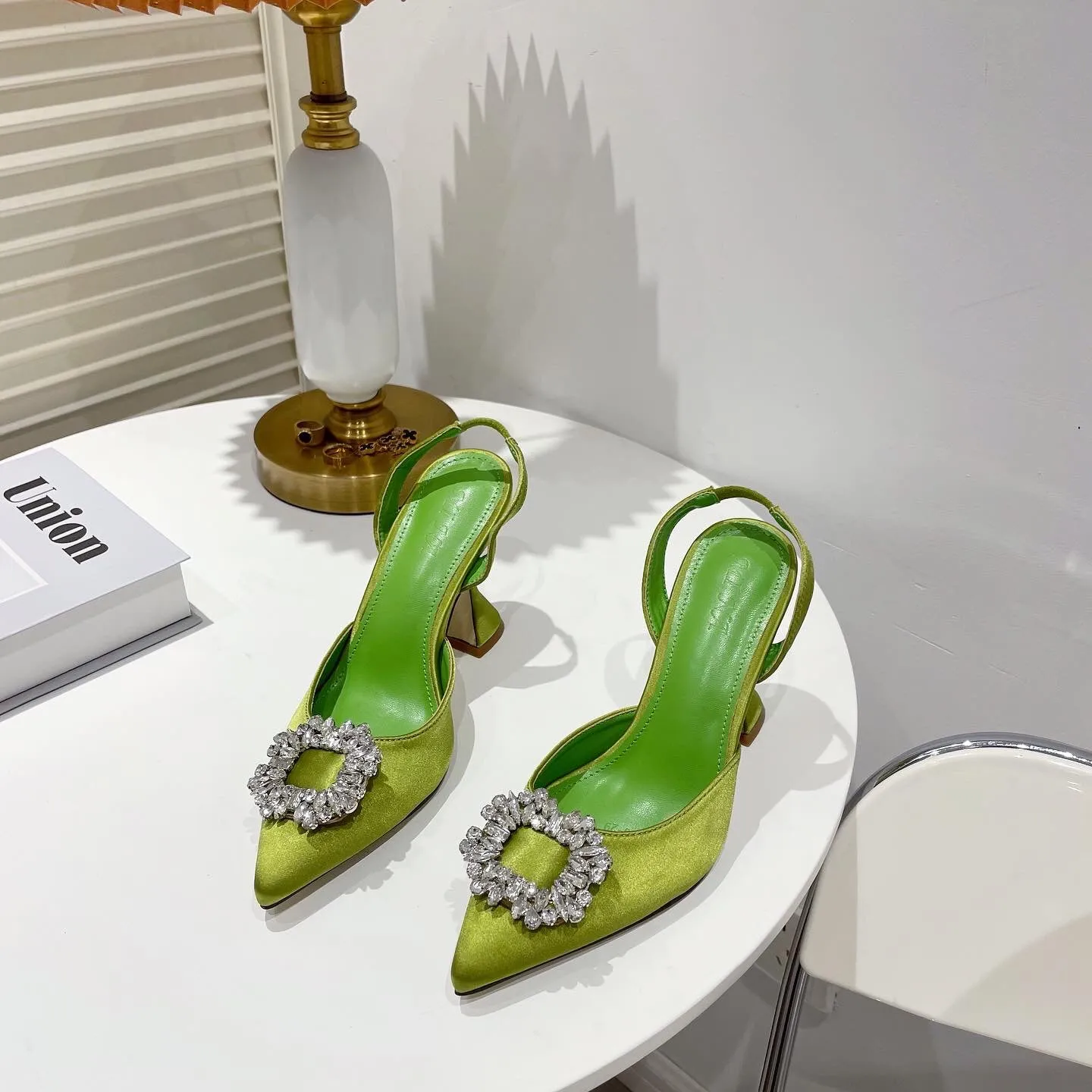 Princess Crystal Triangle Heels