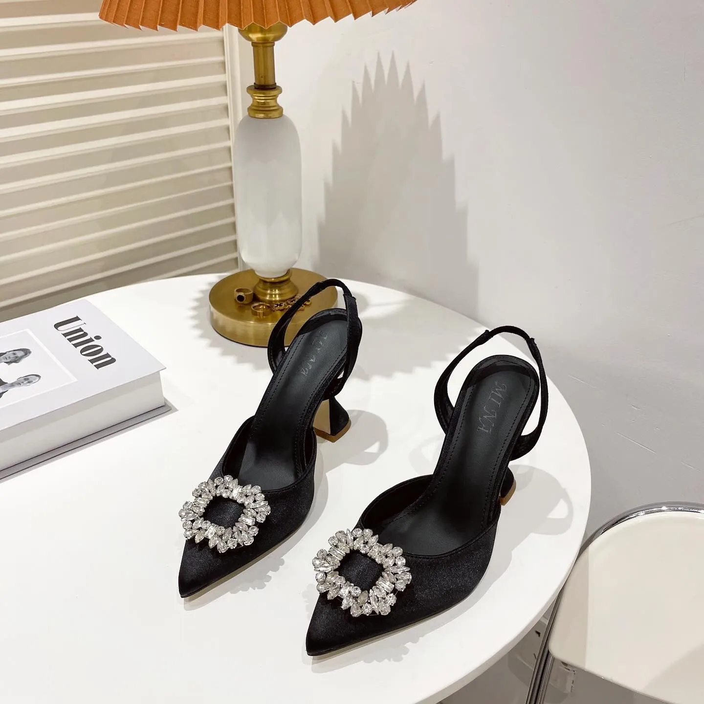 Princess Crystal Triangle Heels