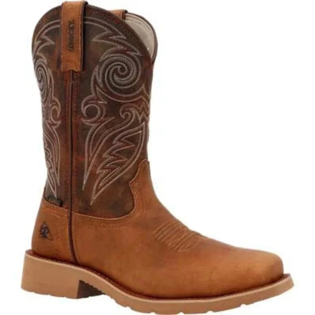 Rocky Monocrepe Men's 12” Steel Toe Western Boots Rkw0431 In Brown