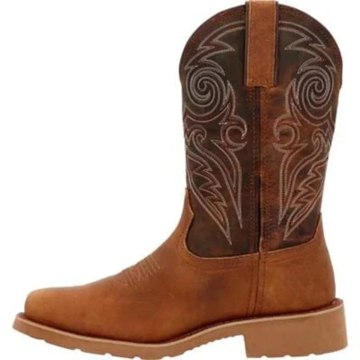 Rocky Monocrepe Men's 12” Steel Toe Western Boots Rkw0431 In Brown