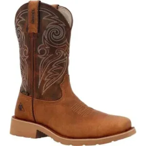 Rocky Monocrepe Men's 12” Steel Toe Western Boots Rkw0431 In Brown