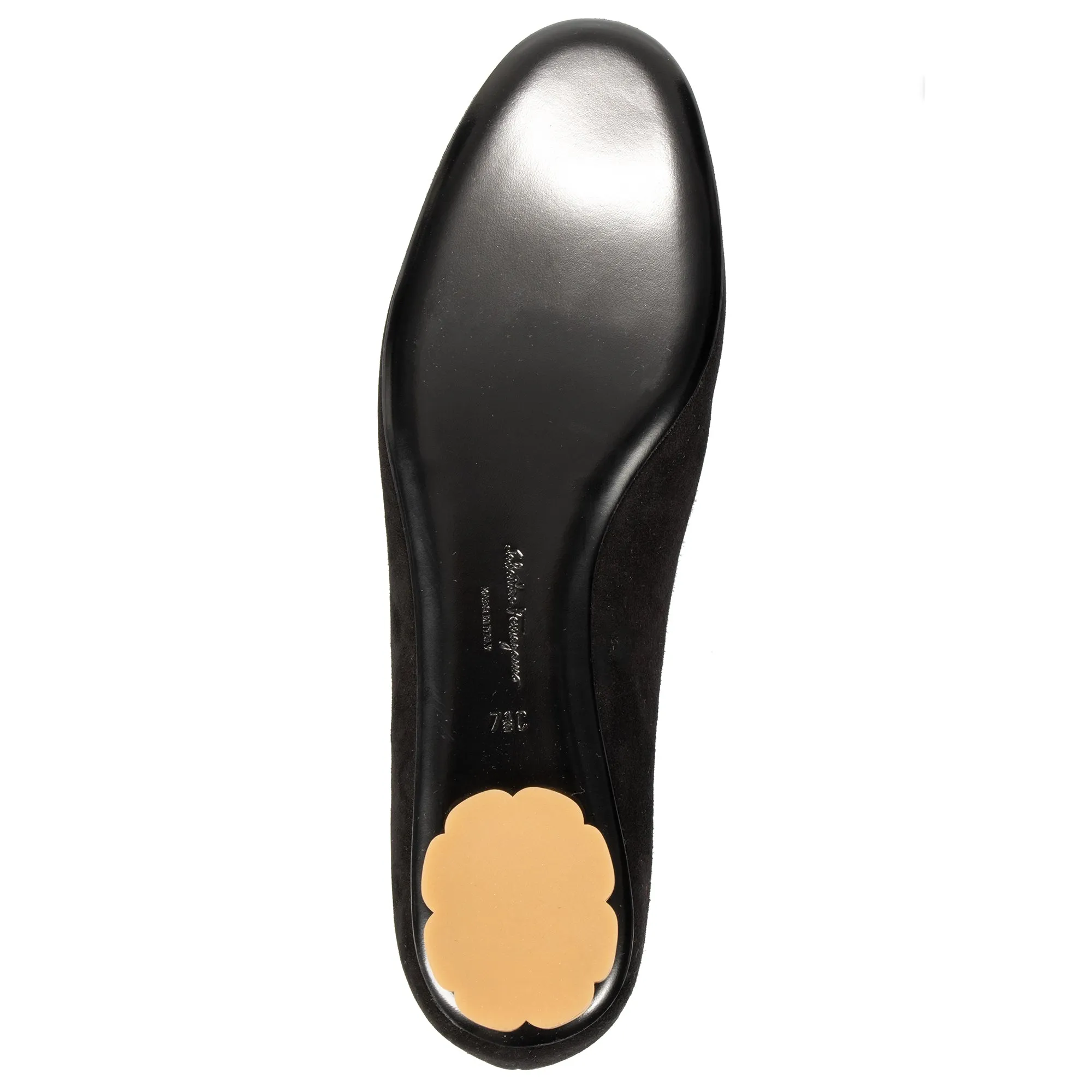 Salvatore Ferragamo Sarno Black Flat Women's Shoes