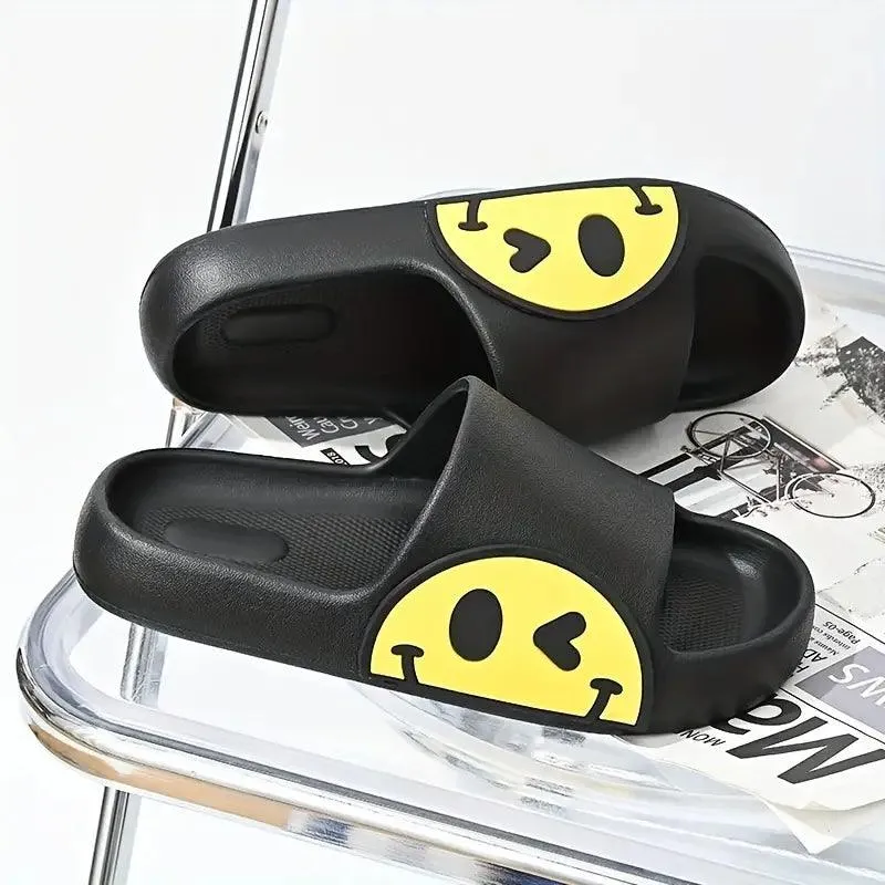Smiley Face Cloud Slides – Fun Comfort for Every Step