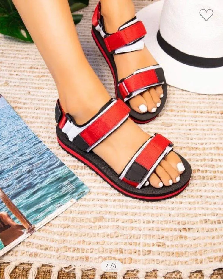 Suzanna Sandals- Red