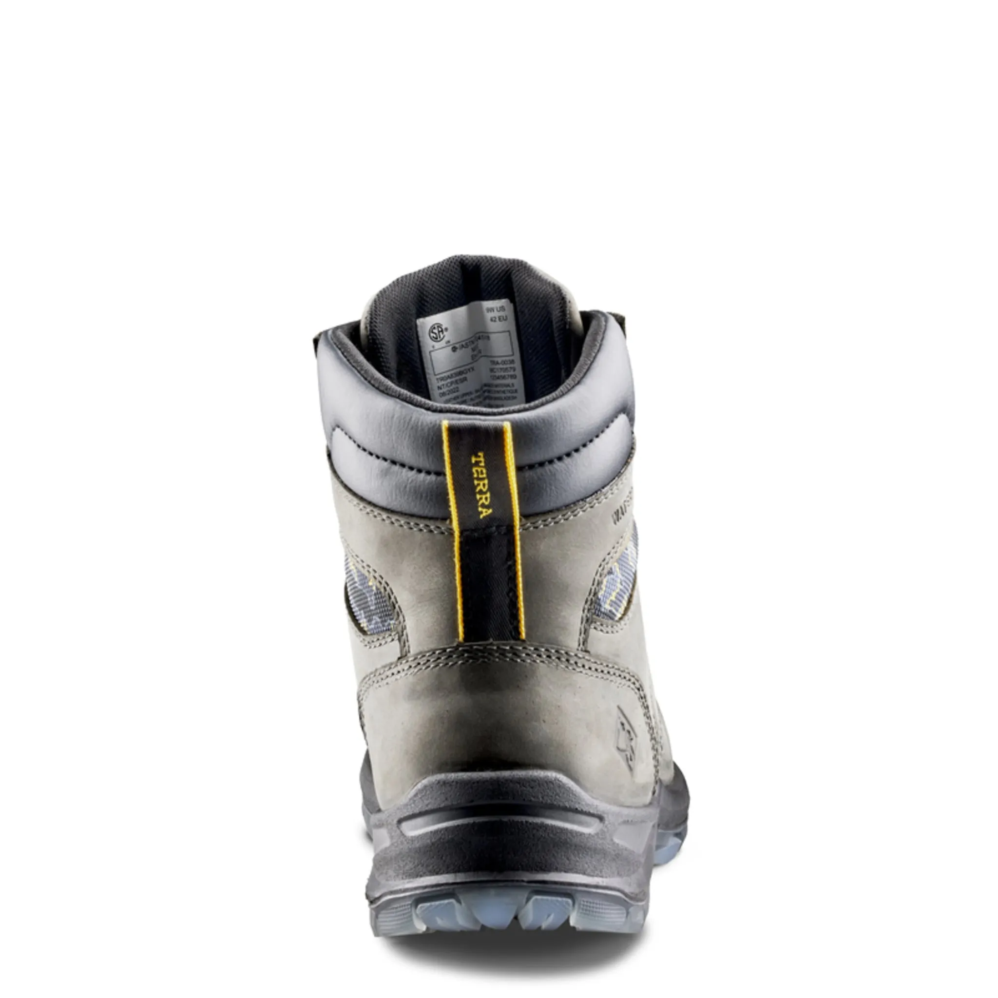 Terra Men's Byrne Safety Work Boots 6" Leather Waterproof Composite Toe | Sizes 3-14