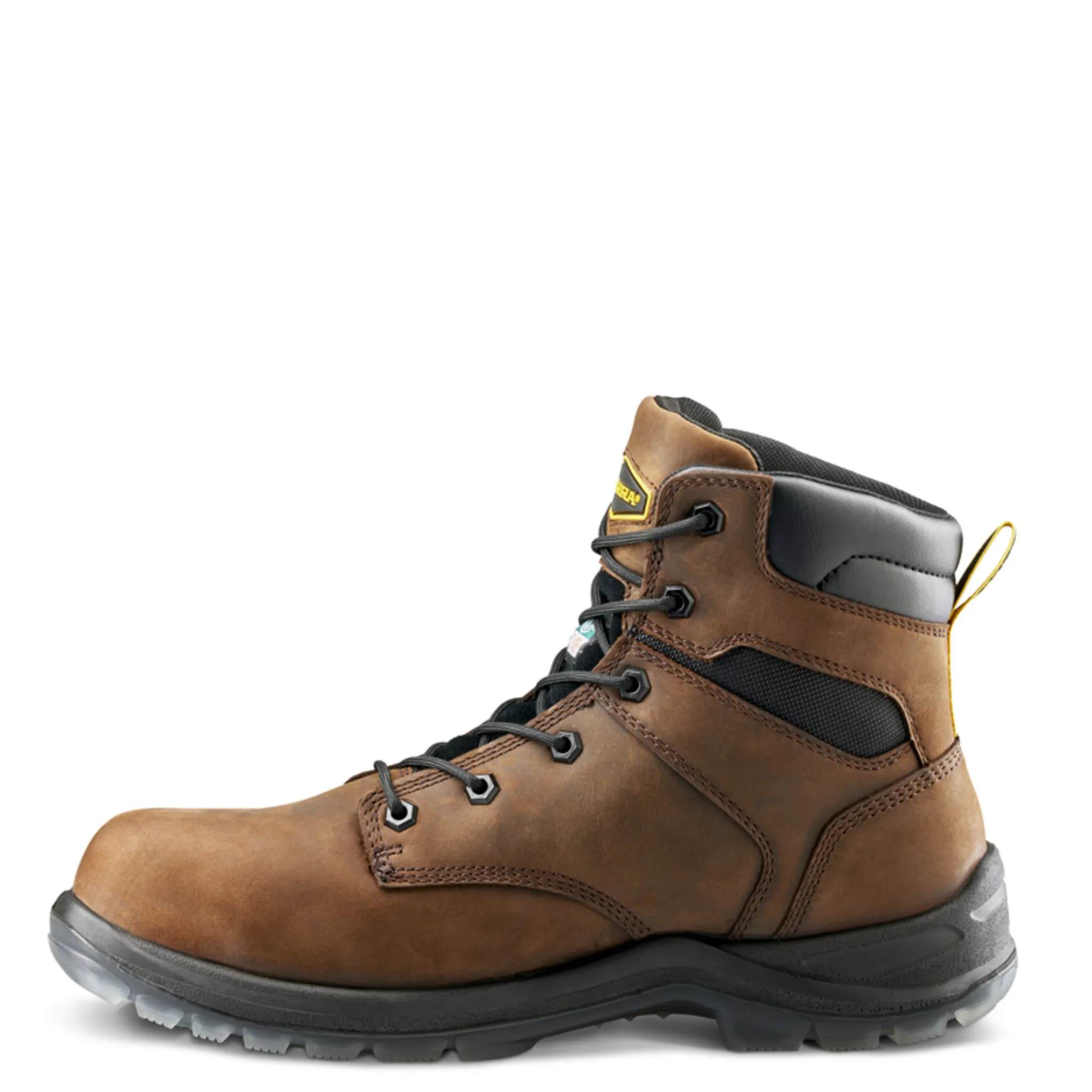 Terra Men's Byrne Safety Work Boots 6" Leather Waterproof Composite Toe | Sizes 3-14