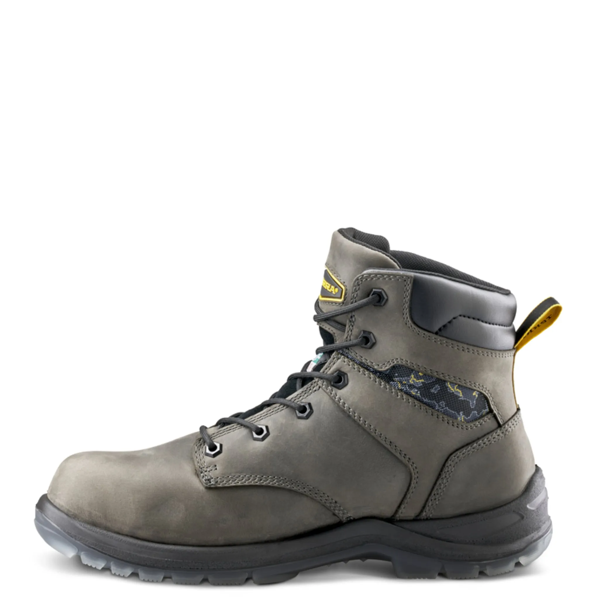 Terra Men's Byrne Safety Work Boots 6" Leather Waterproof Composite Toe | Sizes 3-14