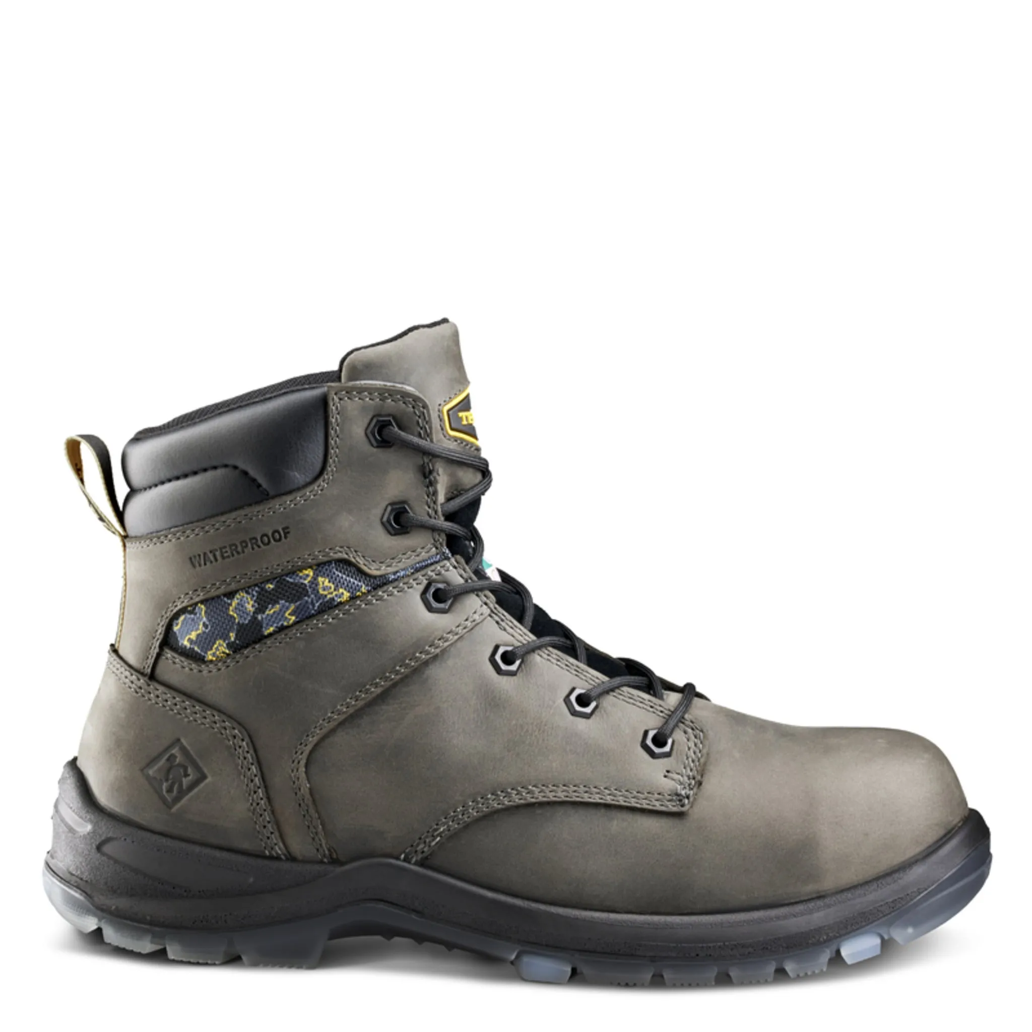 Terra Men's Byrne Safety Work Boots 6" Leather Waterproof Composite Toe | Sizes 3-14