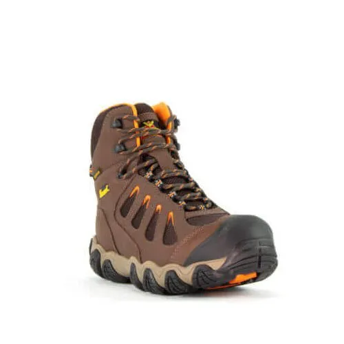 Thorogood Crosstrex Series Waterproof 6″ Brown Safety Toe Hiker