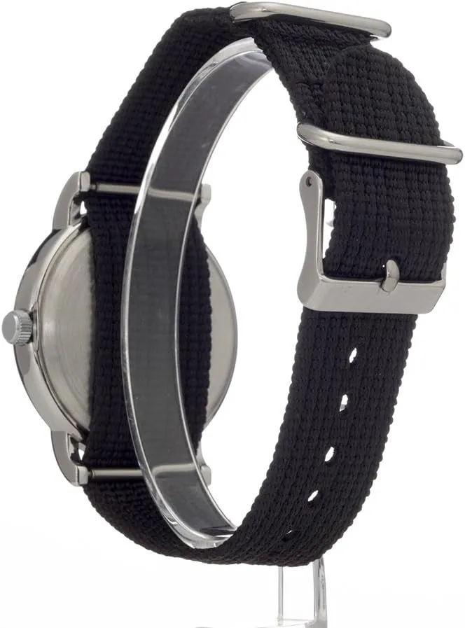 Timex Weekender 38mm Unisex Analog Watch | INDIGLO Backlight | Adjustable Durable Nylon Fabric Slip Through Strap | 24 Hour Time