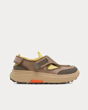 Tred Beige / Yellow Slip On Sneakers
