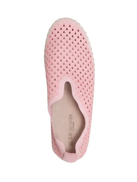 Tulip 139 Perforated Slip-On Sneaker in Adobe Rose