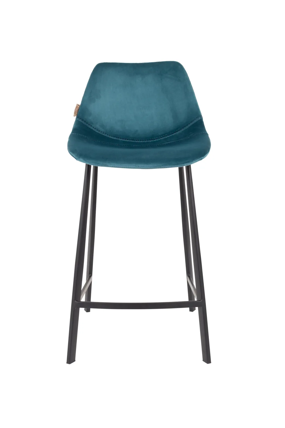 Velvet Upholstered Counter Stools (2) | Dutchbone Franky