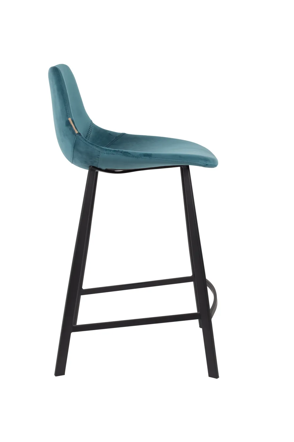 Velvet Upholstered Counter Stools (2) | Dutchbone Franky