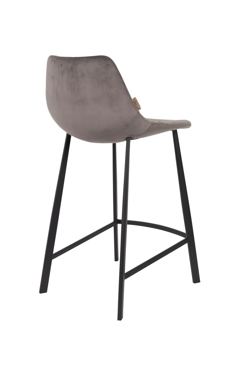 Velvet Upholstered Counter Stools (2) | Dutchbone Franky