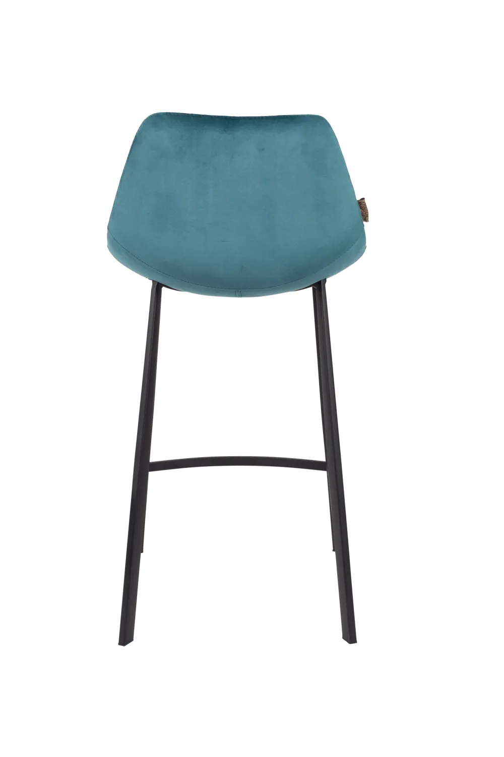 Velvet Upholstered Counter Stools (2) | Dutchbone Franky