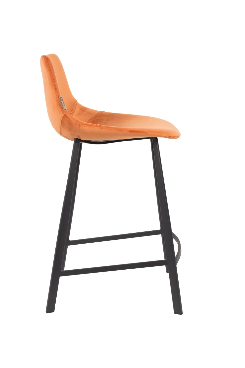 Velvet Upholstered Counter Stools (2) | Dutchbone Franky