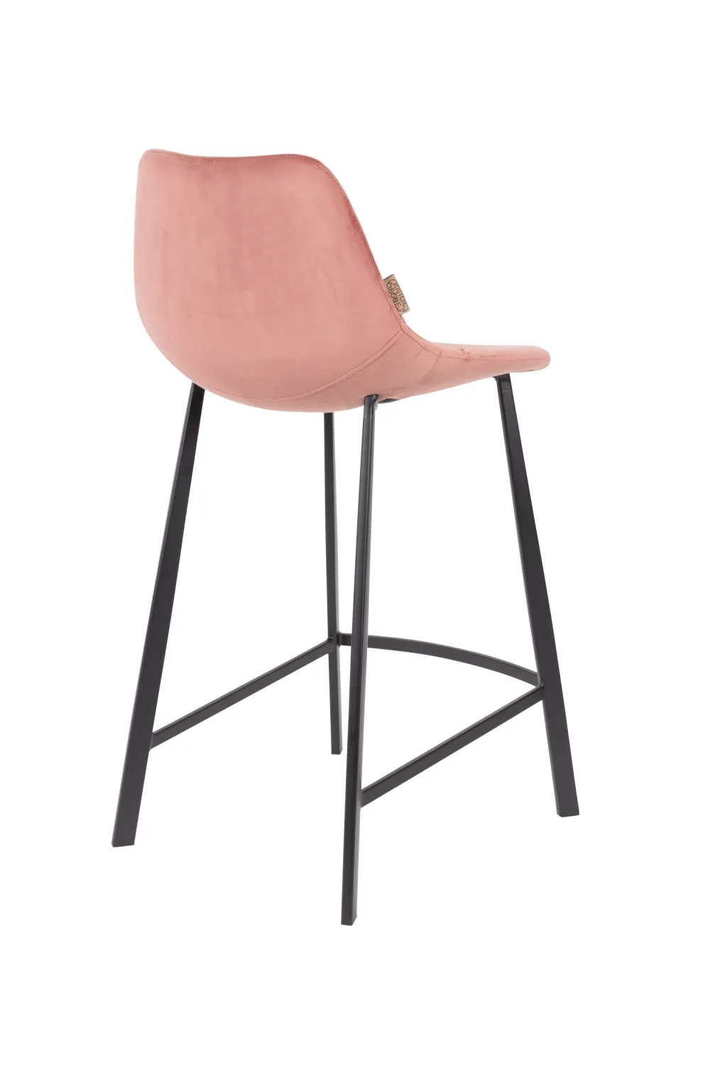 Velvet Upholstered Counter Stools (2) | Dutchbone Franky