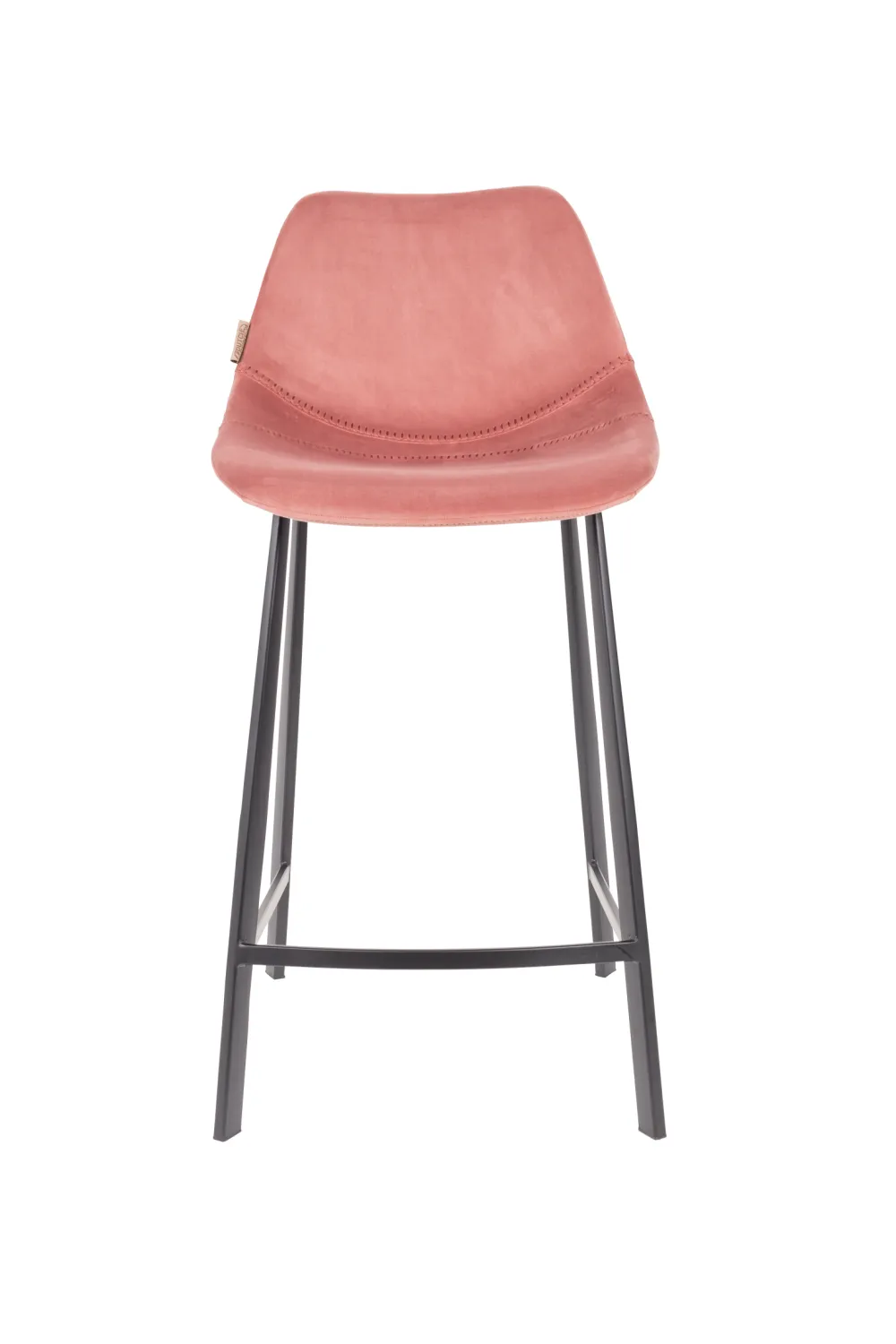 Velvet Upholstered Counter Stools (2) | Dutchbone Franky