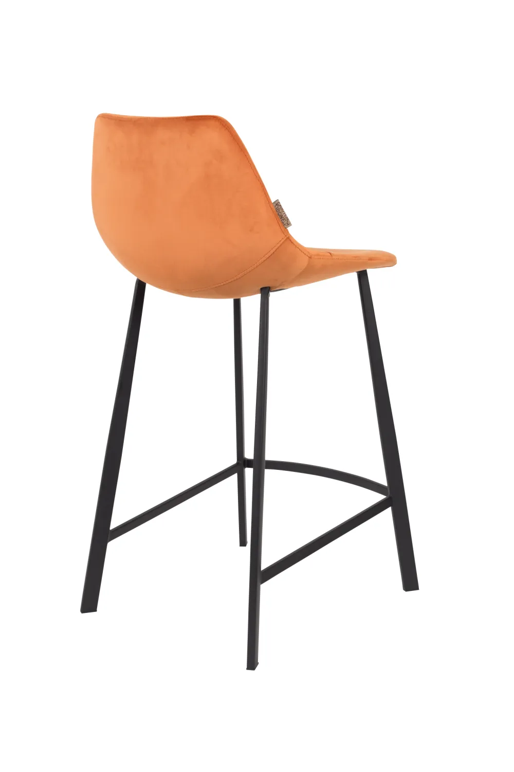 Velvet Upholstered Counter Stools (2) | Dutchbone Franky