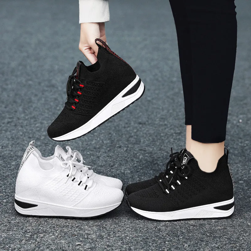 Women's Sports Flyknit Sneakers Running Shoes