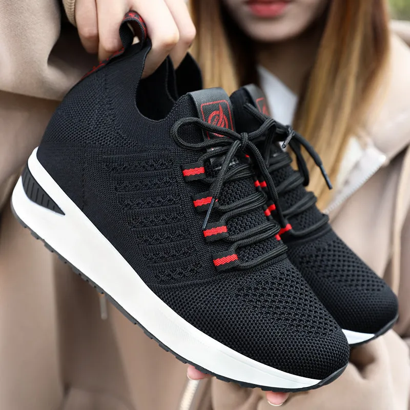 Women's Sports Flyknit Sneakers Running Shoes