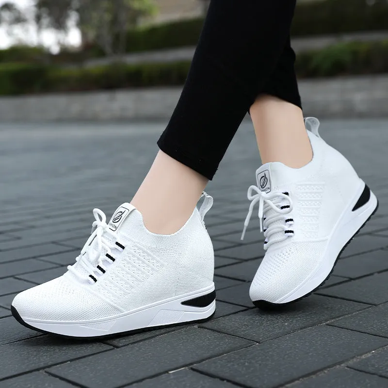 Women's Sports Flyknit Sneakers Running Shoes